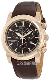 Citizen Czarny/Tkanina Ø42 mm AT0553-05E