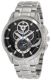 Citizen Chrono Czarny/Stal Ø44 mm AT2060-52E