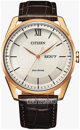 Citizen Eco Drive Srebrny/Skóra Ø42 mm AW0082-19A
