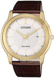 Citizen Srebrny/Skóra Ø42 mm AW1212-10A