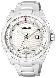 Citizen Eco Drive 180 Srebrny/Tytan Ø44 mm AW1400-87A