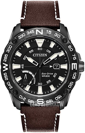 Citizen Czarny/Skóra Ø44 mm AW7045-09E