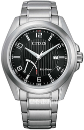 Citizen Czarny/Stal Ø42 mm AW7050-84E