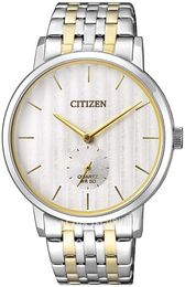 Citizen Biały/Stal w odcieniu złota Ø39 mm BE9174-55A
