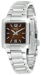 Citizen Dress Brązowy/Stal BJ6430-59X