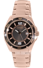 Citizen Czarny/Stal w kolorze różowego złota Ø44 mm BK2522-58E