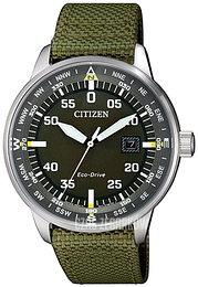 Citizen Eco Drive 180 Zielony/Tkanina Ø42 mm BM7390-22X