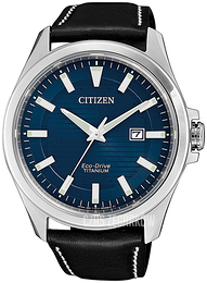 Citizen Eco Drive 180 Niebieski/Skóra Ø43 mm BM7470-17L