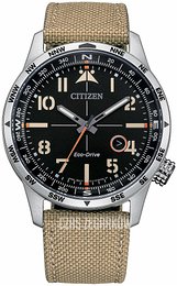 Citizen Czarny/Skóra Ø43 mm BM7550-10E