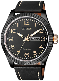 Citizen Eco Drive 180 Czarny/Skóra Ø42 mm BM8538-10EE