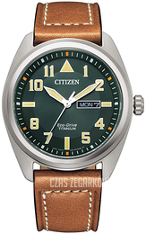 Citizen Classic Zielony/Skóra Ø42 mm BM8560-11X