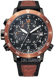 Citizen Czarny/Skóra Ø47 mm BN4049-11E