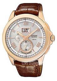 Citizen Leather Srebrny/Skóra Ø41.5 mm BT0008-05A