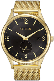 Citizen Eco Drive Czarny/Stal w odcieniu złota Ø40 mm BV1118-84E