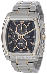Citizen Chrono Czarny/Stal w odcieniu złota Ø40 mm CA0096-54H
