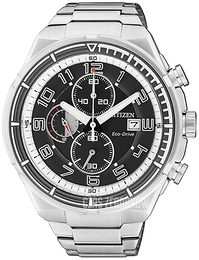 Citizen Chrono Czarny/Stal Ø44 mm CA0490-52E