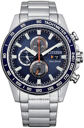 Citizen Chrono Racing Niebieski/Stal Ø44 mm CA0781-84L