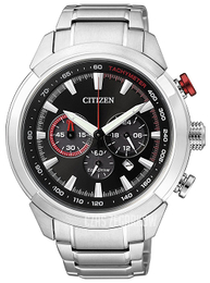 Citizen Chrono Czarny/Stal Ø45 mm CA4110-53F