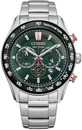Citizen Chrono Sport Zielony/Stal Ø43 mm CA4486-82X