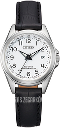 Citizen Radio Controlled Biały/Skóra Ø29.3 mm EC1180-14A