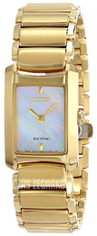 Citizen Biały/Stal w odcieniu złota EG2972-58D