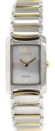Citizen Biały/Stal w odcieniu złota EG2975-50D
