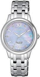 Citizen Eco Drive 180 Różowy/Tytan Ø30 mm EM0720-85Y