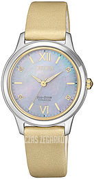 Citizen Eco Drive 180 Różowy/Skóra Ø30 mm EM0724-17Y