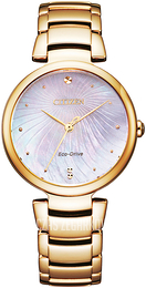 Citizen Biały/Stal w kolorze różowego złota Ø31 mm EM0853-81Y