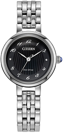Citizen L Czarny/Stal Ø27.7 mm EM0990-81E