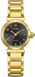 Citizen Eco Drive Czarny/Pozlacana Ø26 mm EM1132-88H