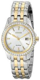 Citizen Dress Srebrny/Stal w odcieniu złota Ø28.5 mm EW1908-59A