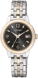 Citizen Czarny/Stal w odcieniu złota Ø28 mm EW2234-55E