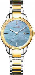Citizen Contemporary Niebieski/Stal w odcieniu złota Ø29.2 mm EW2594-84Y