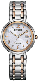 Citizen Dress Srebrny/Stal w kolorze różowego złota Ø29 mm EW2696-84A