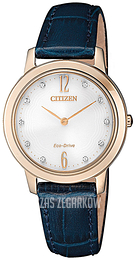 Citizen Biały/Skóra Ø29.4 mm EX1493-13A