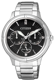 Citizen Elegance Czarny/Stal Ø39 mm FD2030-51E