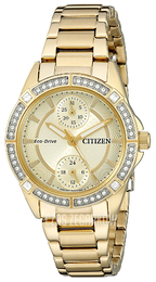 Citizen Dress Szampański/Stal w odcieniu złota Ø33 mm FD3002-51P