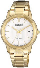 Citizen Biały/Stal w odcieniu złota Ø33 mm FE6012-89A