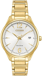Citizen Chandler Srebrny/Stal w odcieniu złota Ø37 mm FE6102-53A