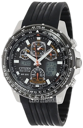 Citizen Czarny/Guma Ø45 mm JY0000-02E