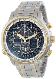 Citizen Czarny/Pozlacana Ø48 mm JY8034-58E