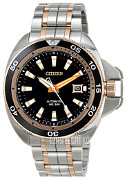 Citizen Czarny/Stal w kolorze różowego złota Ø45 mm NB1036-50E