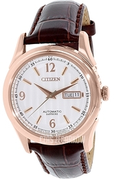 Citizen Biały/Skóra Ø39 mm NH8312-07A