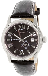 Citizen Czarny/Skóra Ø40 mm NJ0050-00E