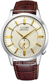 Citizen Mechanical Beżowy/Skóra Ø41 mm NK5000-12P