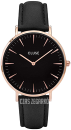 Cluse La Boheme Czarny/Skóra Ø38 mm CL18001