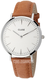 Cluse La Boheme Biały/Skóra Ø38 mm CL18211