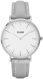 Cluse La Boheme Biały/Skóra Ø38 mm CL18215