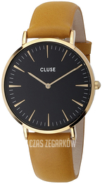 Cluse La Boheme Czarny/Skóra Ø38 mm CL18420
